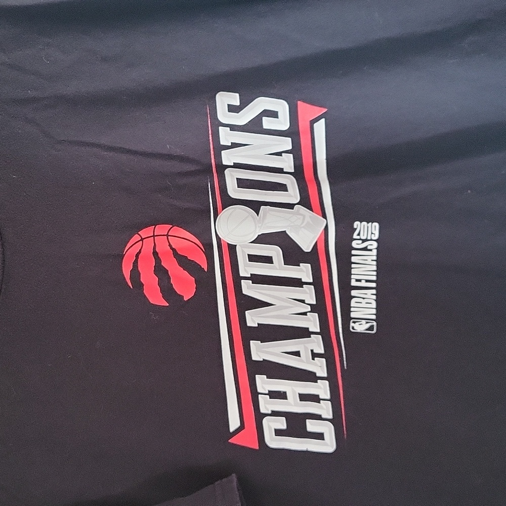 Fanatics Toronto Raptors 2019 NBA Finals Champions Men's XL Black - Picture 2 of 4
